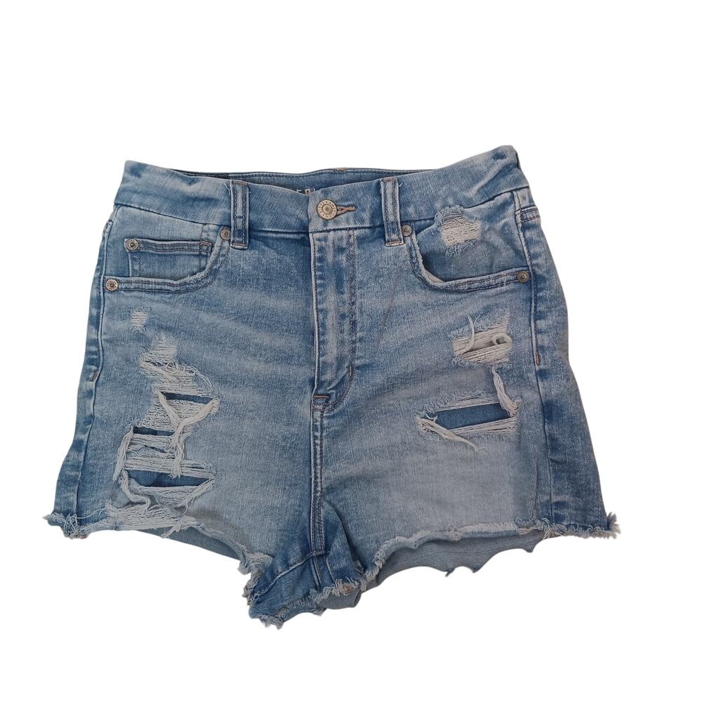 American Eagle Next Level Stretch Distressed Jean Shorts Size 4